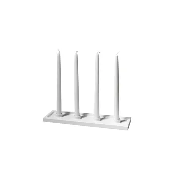 Crater candelabro dell’Avvento - Bianco, 4 luci - SMD Design