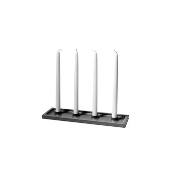 Crater candelabro dell’Avvento - Grigio, 4 luci - SMD Design