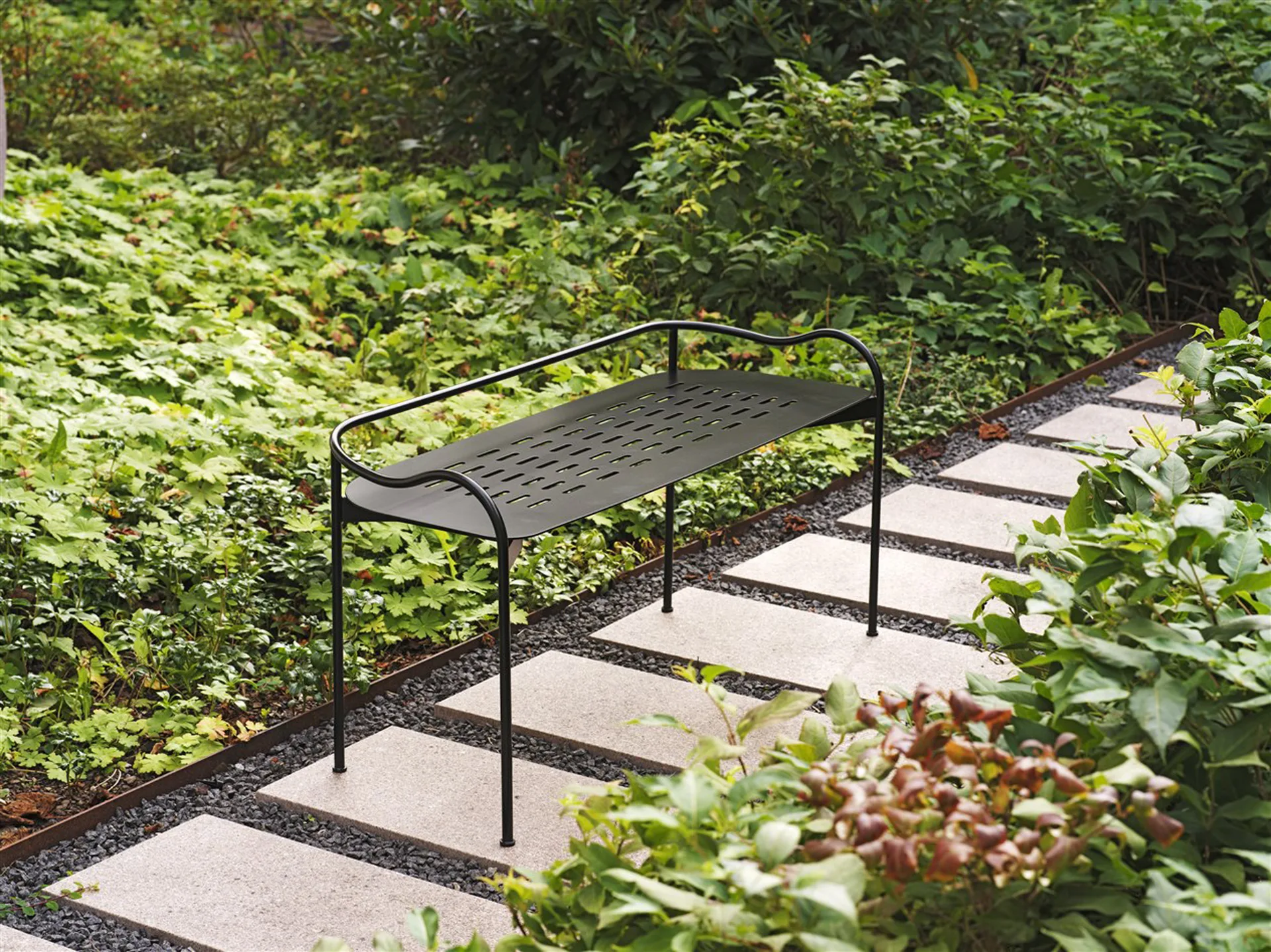 Panchina Bubble Outdoor, Nero SMD Design