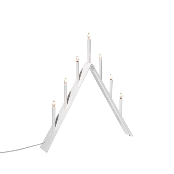 Portacandele dell'Avvento Spica 7 - bianco, LED - SMD Design