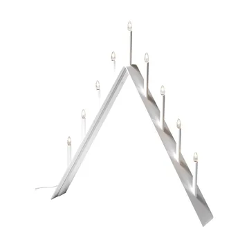 Portacandele dell'Avvento Spica 9 - bianco, LED - SMD Design