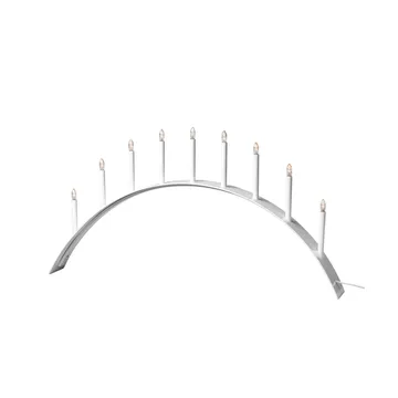 Portacandele dell'avvento Spica Bow 9 - Bianco - SMD Design