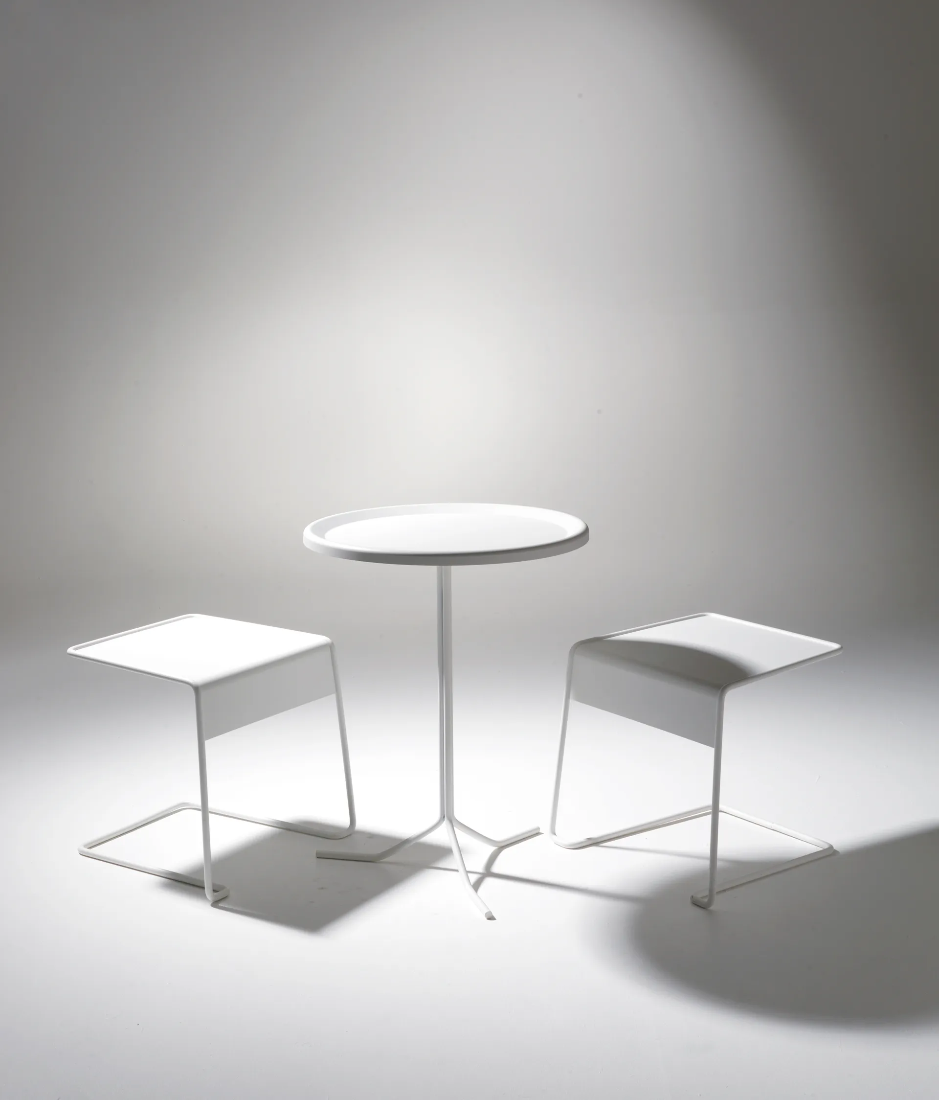 Sgabello Bong, Bianco SMD Design