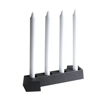 SMD candeliere dell’Avvento - Grigio, 4 luci - SMD Design