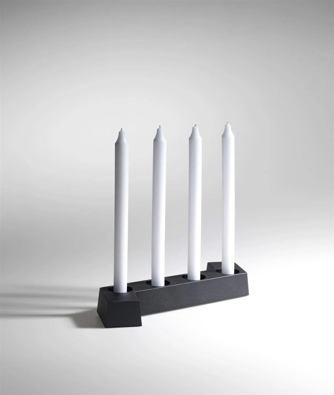 SMD candeliere dell’Avvento, Grigio, 4 luci SMD Design