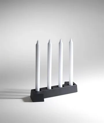 SMD candeliere dell’Avvento - Grigio, 4 luci - SMD Design