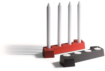 SMD candeliere dell’Avvento - Grigio, 4 luci - SMD Design