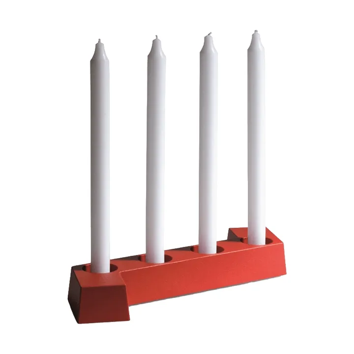 SMD candeliere dell’Avvento - Rosso, 4 luci - SMD Design