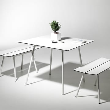 Tavolo da pranzo rettangolare Ella - bianco, 180x90 cm - SMD Design