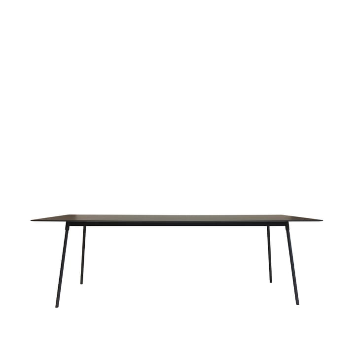 Tavolo da pranzo rettangolare Ella - grigio scuro, 220x90 cm - SMD Design