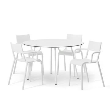 Tavolo da pranzo rotondo Ella - grigio scuro - SMD Design