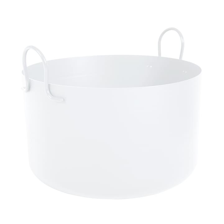 Vaso da fiori basso Tivoli Ø 30 cm - bianco - SMD Design