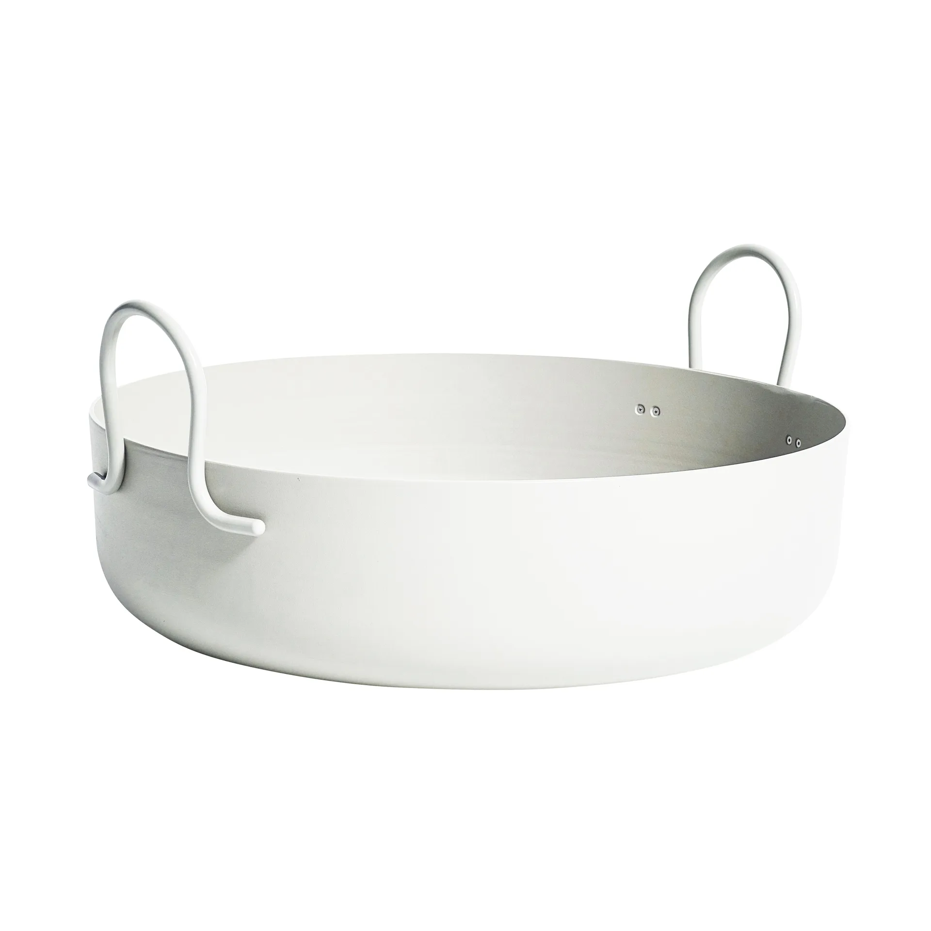 Vaso da fiori basso Tivoli Ø 50 cm, bianco SMD Design