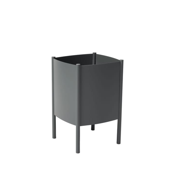 Vaso Konvex Pot - grigio, piccolo Ø 23 cm - SMD Design