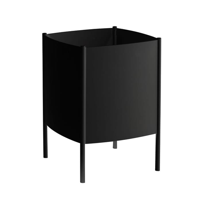 Vaso Konvex Pot - nero, grande Ø 47 cm - SMD Design