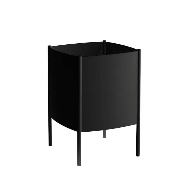 Vaso Konvex Pot - nero, medio Ø 34 cm - SMD Design