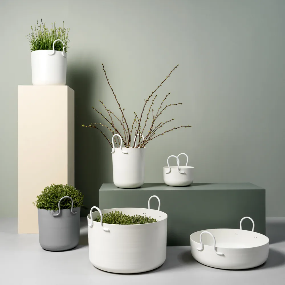 Vaso Tivoli 25, Grigio scuro, Ø25x30 cm SMD Design