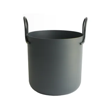 Vaso Tivoli 25 - Grigio scuro, Ø25x30 cm - SMD Design