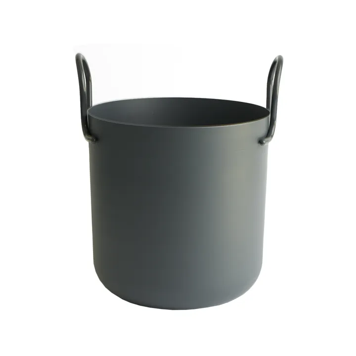 Vaso Tivoli 25 - Grigio scuro, Ø25x30 cm - SMD Design
