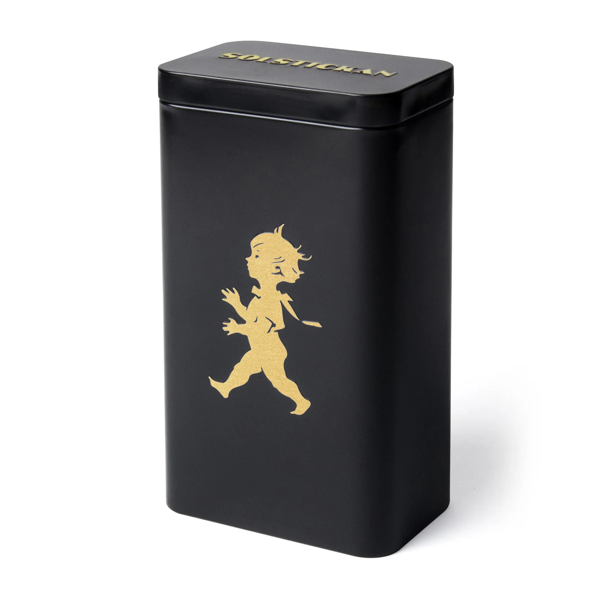 Barattolo per il caffè Solstickan 20.5 cm, Nero opaco-oro Solstickan Design