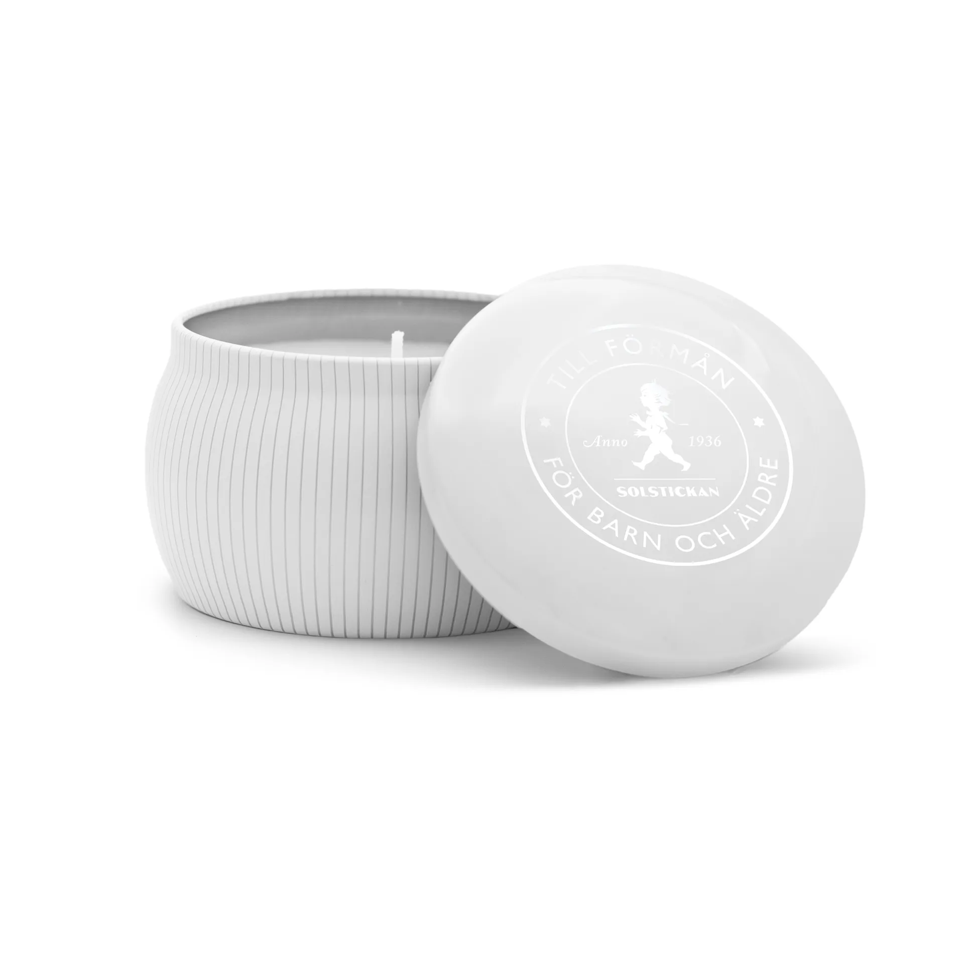 Candela profumata Solstickan da 25 ore, Bianco-eucalipto Solstickan Design