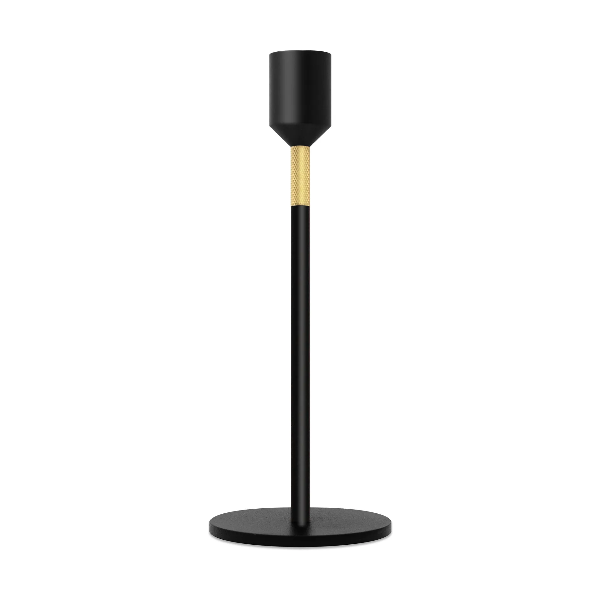 Candelabro Three Stars S 19 cm, Nero Solstickan Design