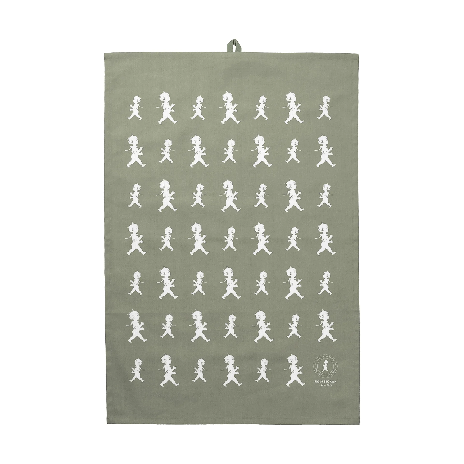 Canovaccio Solstickan 50x70 cm, Verde-bianco Solstickan Design