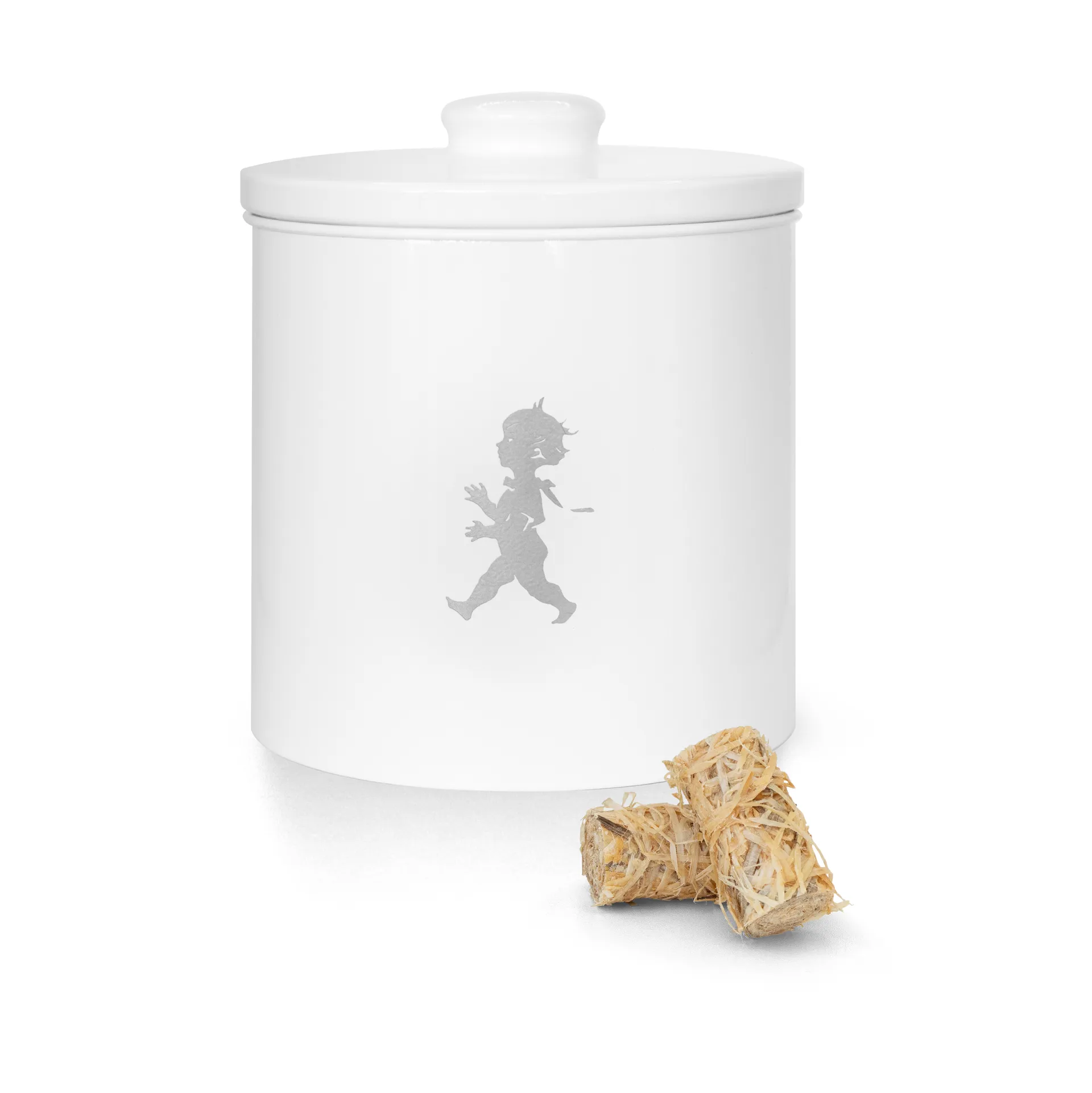 Contenitore con coperchio Solstickan Ø17 cm, Bianco Solstickan Design