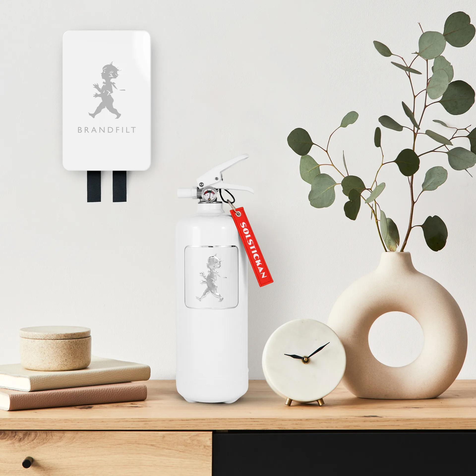 Coperta antincendio Solstickan 120x120 cm 2023, Bianco-argento Solstickan Design