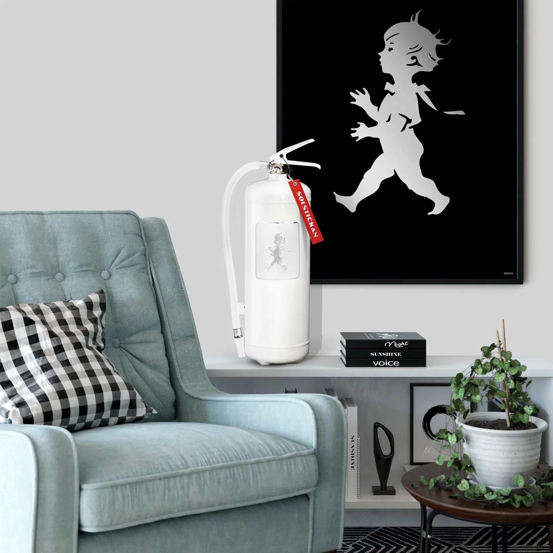 Estintore Solstickan 6 kg, Bianco-argentato Solstickan Design