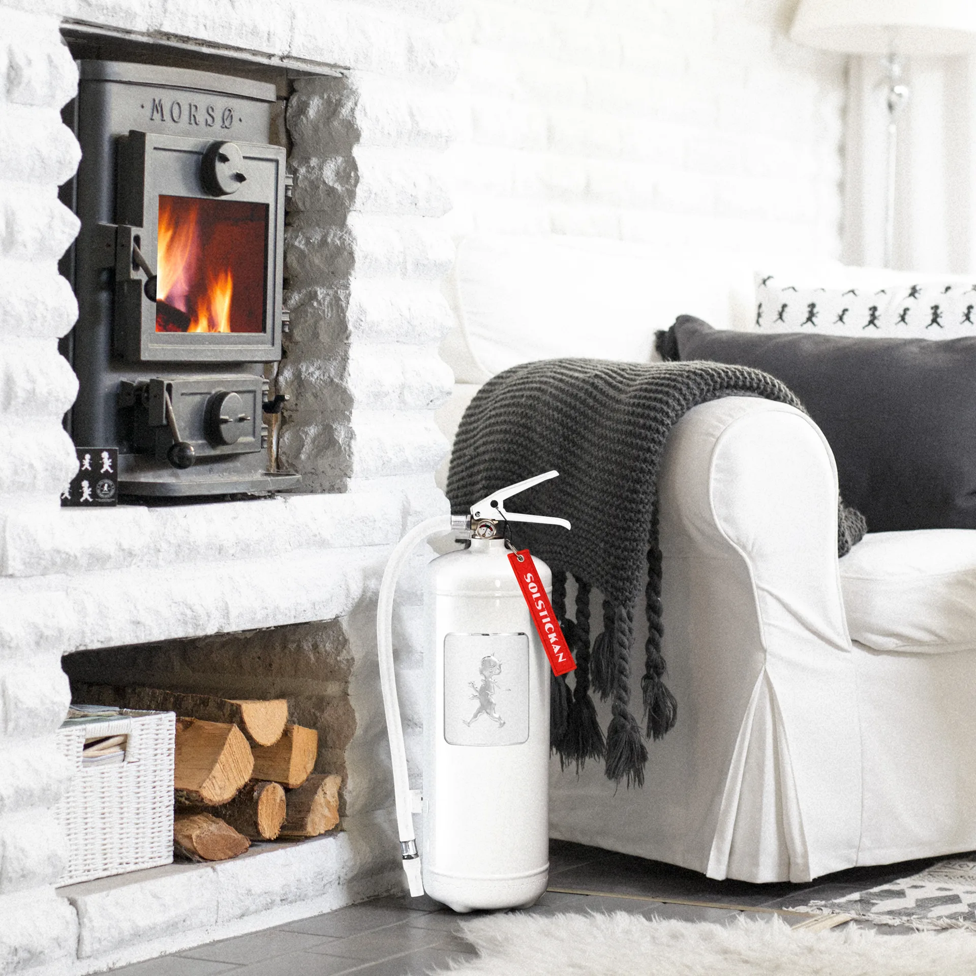 Estintore Solstickan 6 kg, Bianco-argentato Solstickan Design