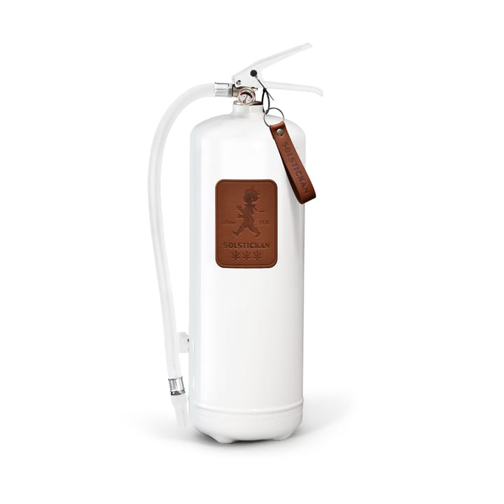 Estintore Solstickan 6 kg - Bianco-pelle marrone scuro  - Solstickan Design