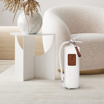 Estintore Solstickan 6 kg - Bianco-pelle marrone scuro  - Solstickan Design