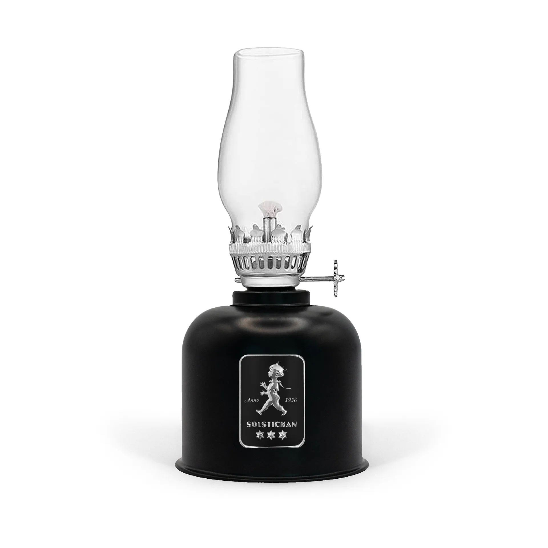 Lampada a paraffina Solstickan, Nero Solstickan Design