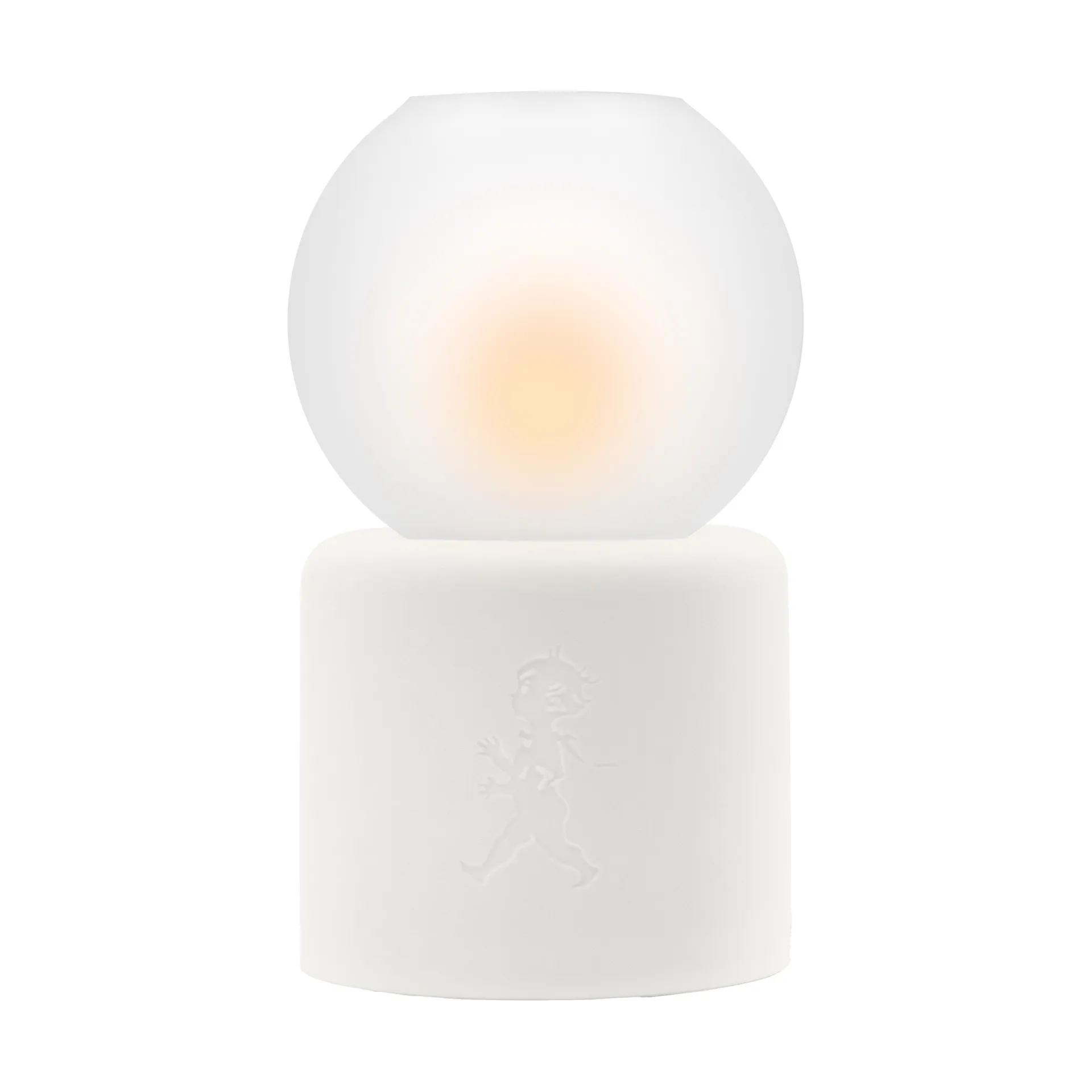 Portacandela Globe Ø9,5x17 cm, Bianco Solstickan Design