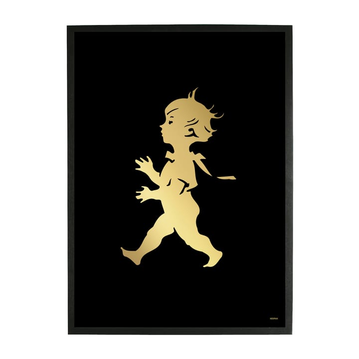 Poster Solstickan 50x70 cm - Oro, nero - Solstickan Design