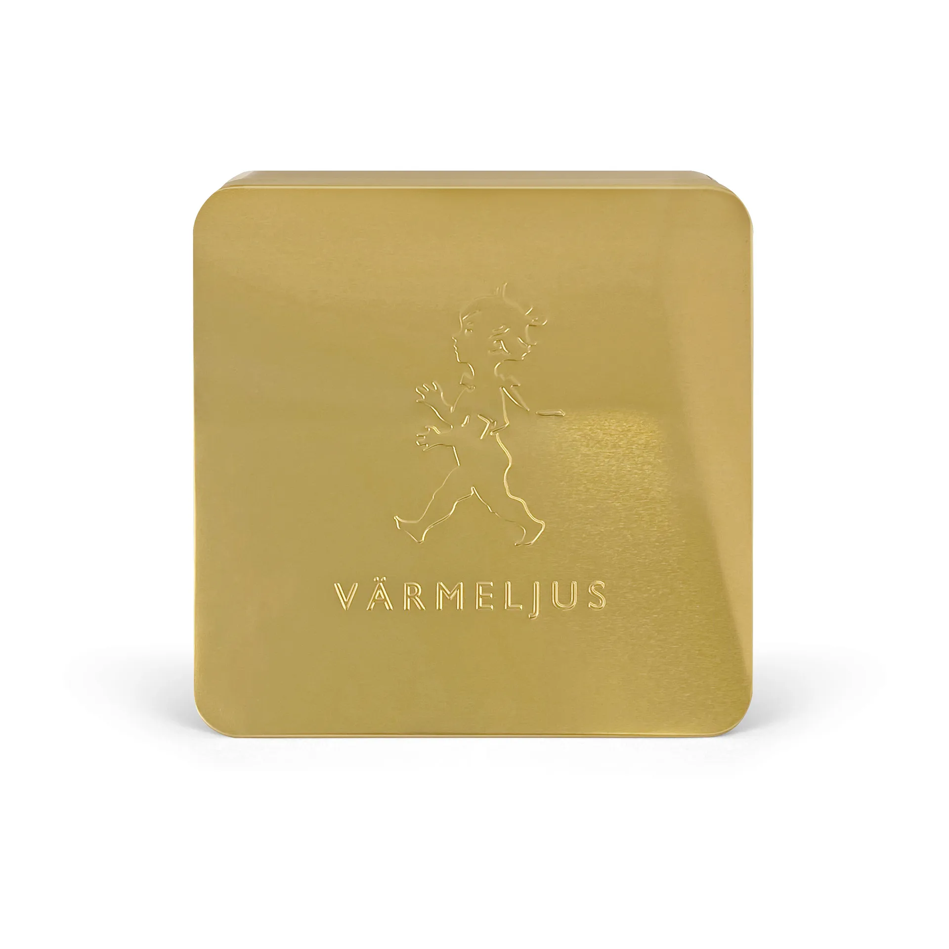 Scatola per candeline tealight Solstickan 21x21 cm, Oro Solstickan Design