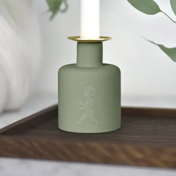 Solstickan portacandele in ceramica - Verde - Solstickan Design