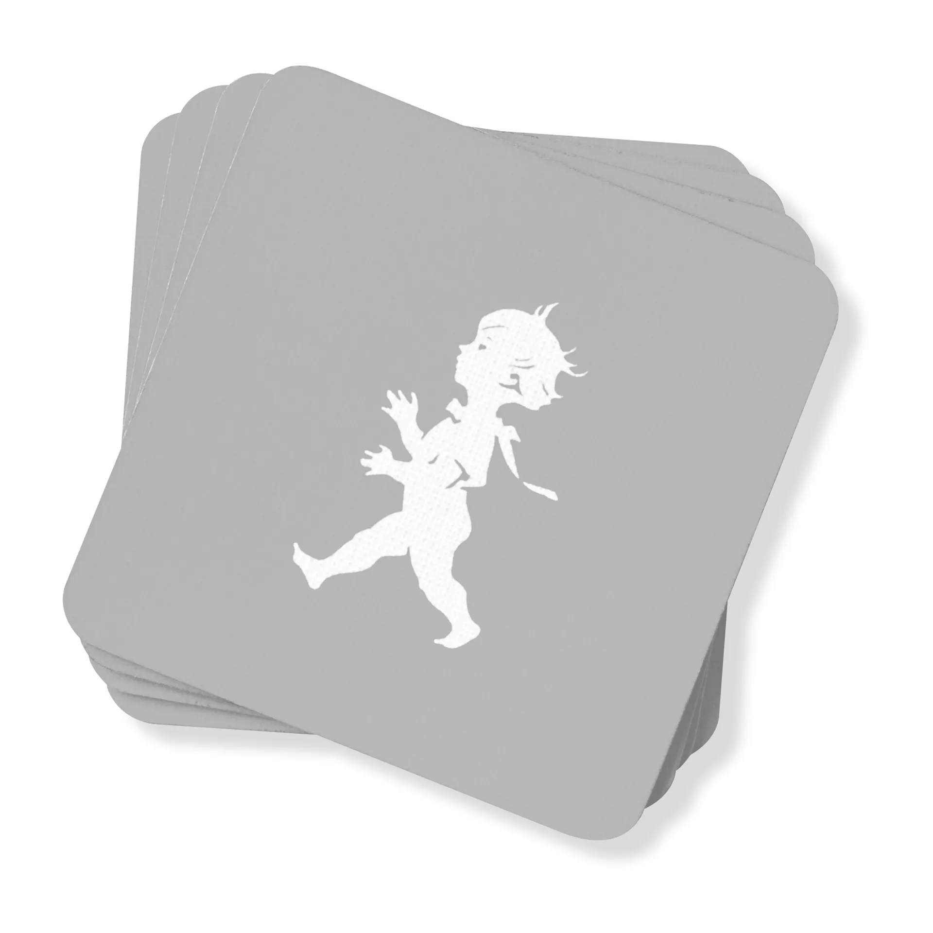 Sottobicchiere Solstickan 10x10 cm, confezione da 4, Grigio Solstickan Design