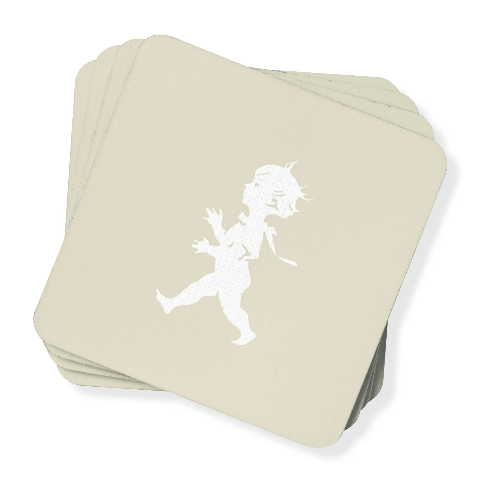 Sottobicchiere Solstickan 10x10 cm, confezione da 4, Sand Solstickan Design