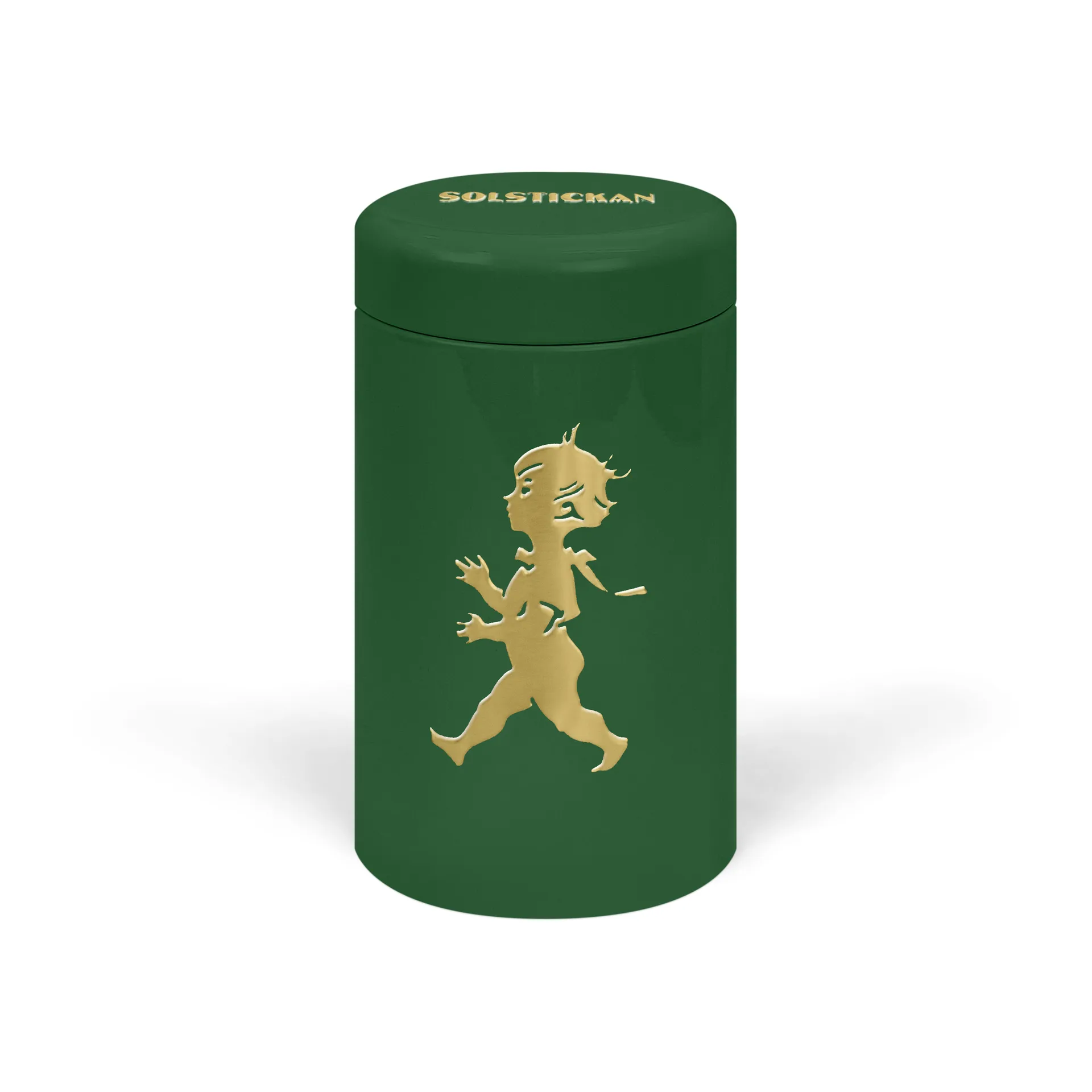 Tubo di fiammiferi Solstickan, 100 pezzi, Verde-dorato Solstickan Design