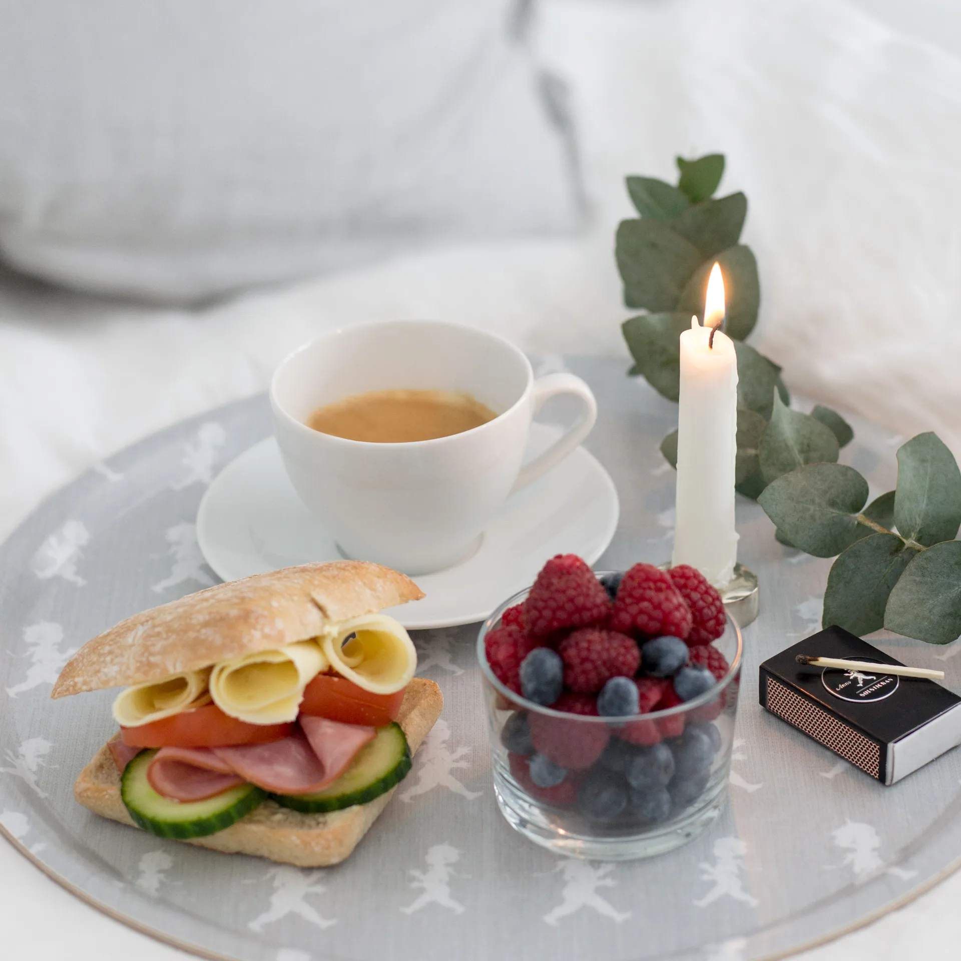 Vassoio Solstickan Ø 38 cm, Grigio Solstickan Design