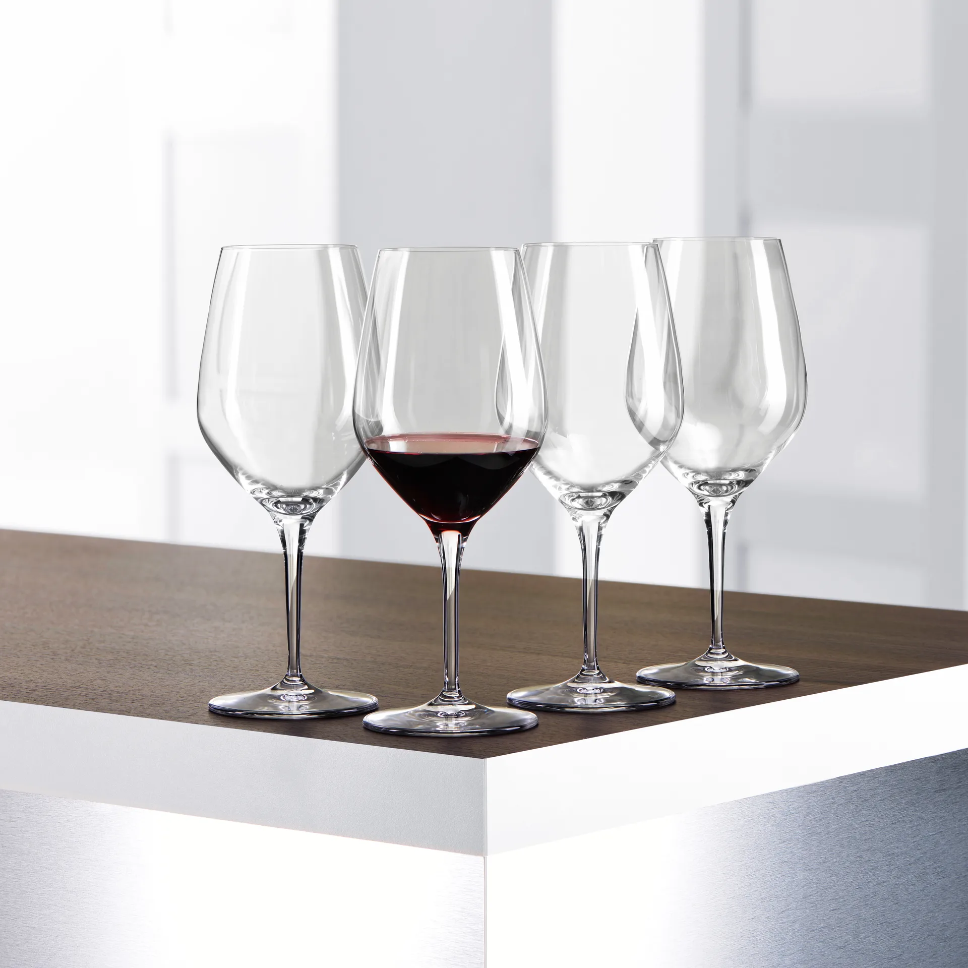 Bicchiere Bordeaux Authentis 65 cl confezione da 4, trasparente Spiegelau
