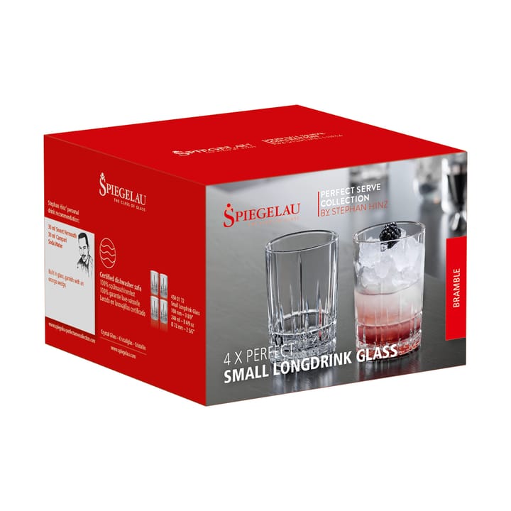 Bicchiere da long drink Perfect Serve 24 cl confezione da 4, trasparente Spiegelau