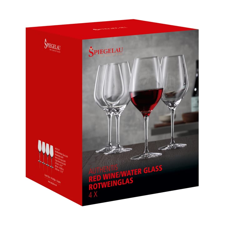 Calice da vino rosso Authentis 48 cl confezione da 4, trasparente Spiegelau