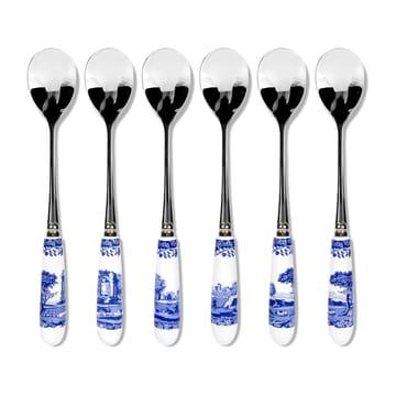 Confezione da 6 cucchiaini da tè Blue Italian - Ceramica-acciaio inossidabile - Spode