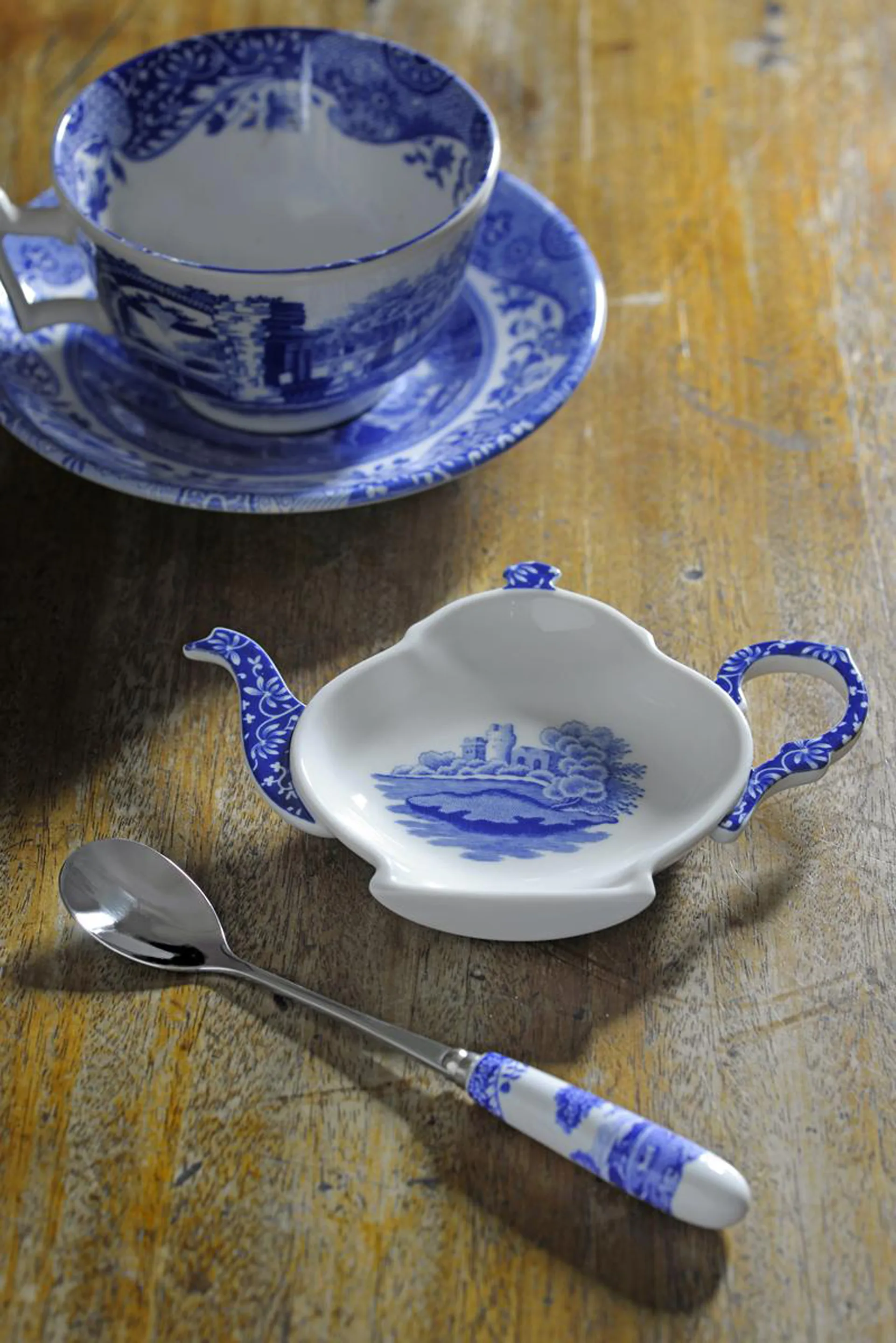 Confezione da 6 cucchiaini da tè Blue Italian, Ceramica-acciaio inossidabile Spode