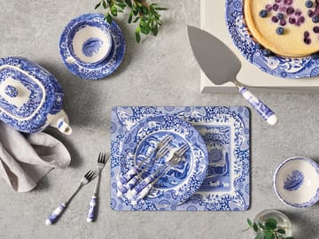 Forchetta da dessert Blue Italian, confezione da 6 - Ceramica-acciaio inossidabile - Spode