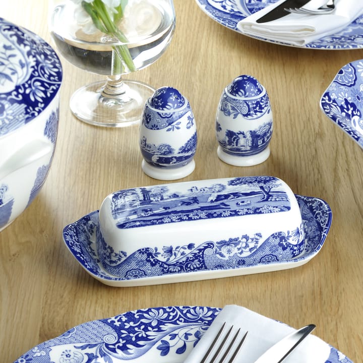 Piattino da burro Blue Italian - 20 x 10 cm/8 x 4 pollici - Spode