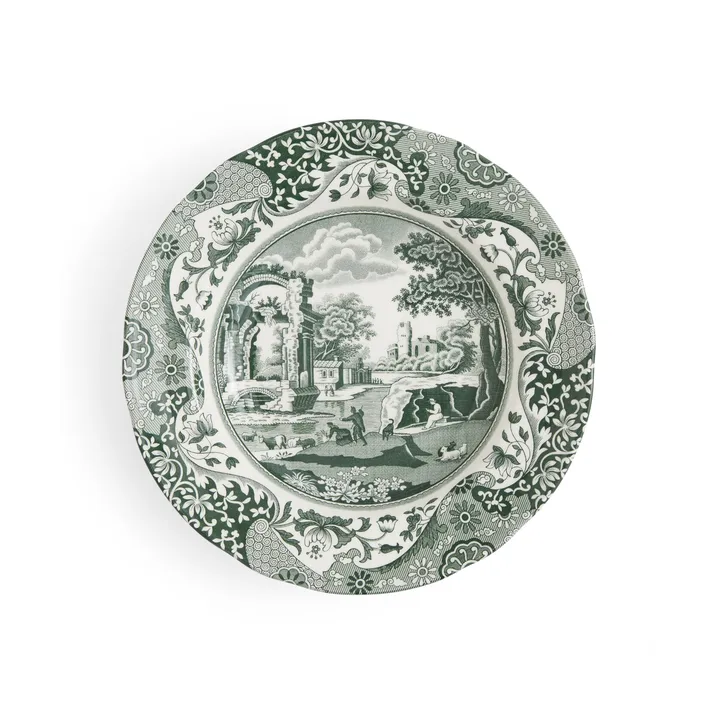 Piatto fondo italiano Heritage Green - Verde, Ø23 cm - Spode